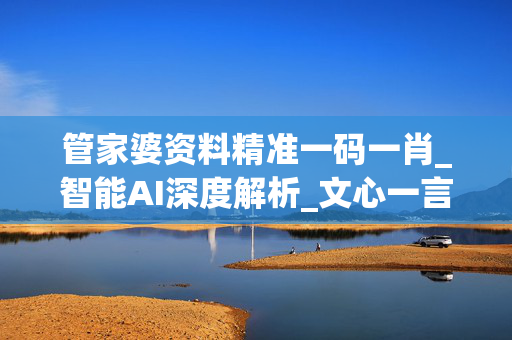 管家婆资料精准一码一肖_智能AI深度解析_文心一言5G.213.1.801