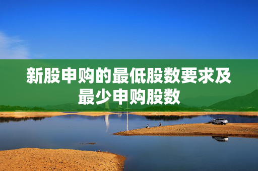 新股申购的最低股数要求及最少申购股数