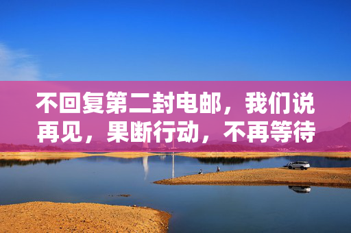 不回复第二封电邮，我们说再见，果断行动，不再等待回复