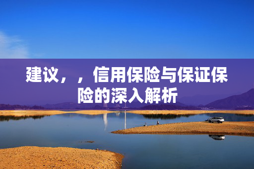 建议，，信用保险与保证保险的深入解析