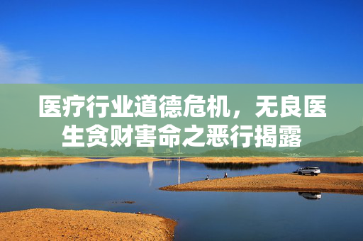 医疗行业道德危机，无良医生贪财害命之恶行揭露
