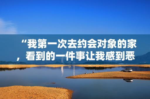 “我第一次去约会对象的家，看到的一件事让我感到恶心。”