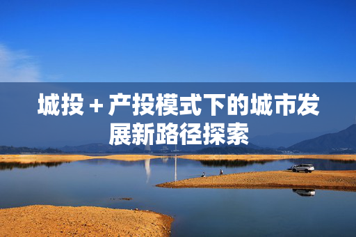 城投＋产投模式下的城市发展新路径探索