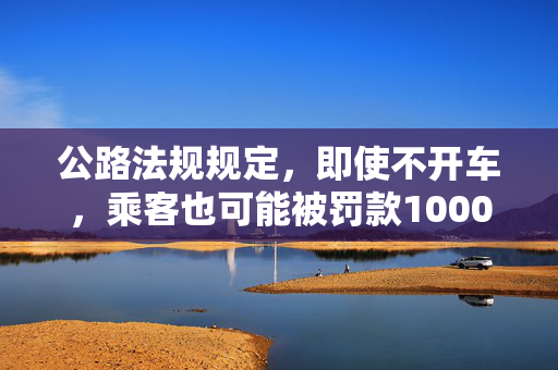 公路法规规定，即使不开车，乘客也可能被罚款1000英镑