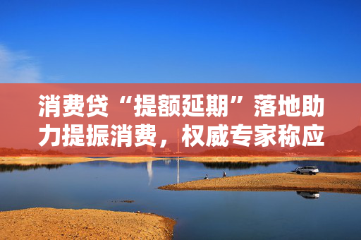 消费贷“提额延期”落地助力提振消费，权威专家称应合理定价