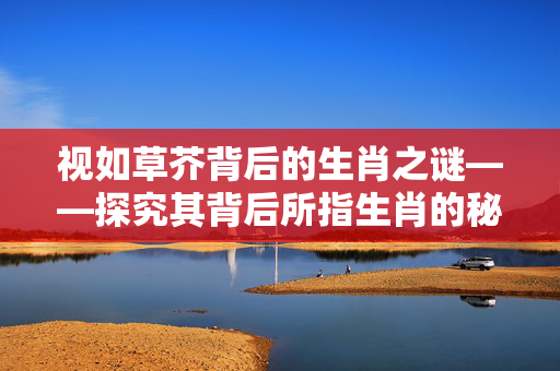 视如草芥背后的生肖之谜——探究其背后所指生肖的秘密