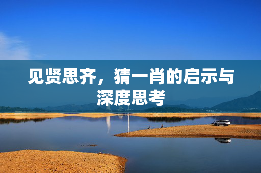 见贤思齐，猜一肖的启示与深度思考