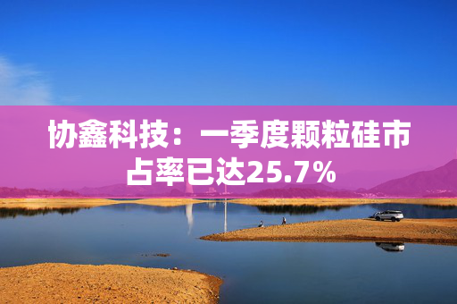 协鑫科技：一季度颗粒硅市占率已达25.7%
