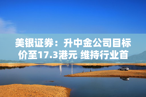 美银证券：升中金公司目标价至17.3港元 维持行业首选