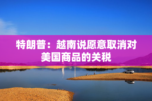 特朗普：越南说愿意取消对美国商品的关税