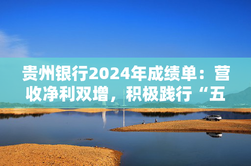贵州银行2024年成绩单：营收净利双增，积极践行“五篇大文章”