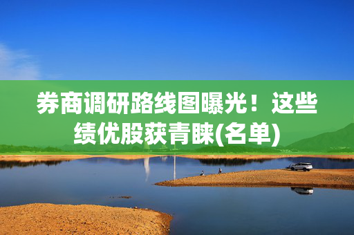 券商调研路线图曝光！这些绩优股获青睐(名单)