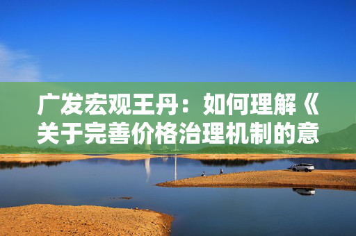 广发宏观王丹：如何理解《关于完善价格治理机制的意见》