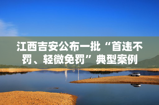 江西吉安公布一批“首违不罚、轻微免罚”典型案例