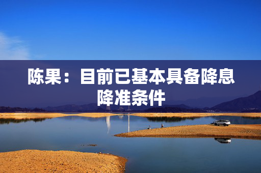 陈果：目前已基本具备降息降准条件