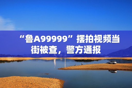 “鲁A99999”摆拍视频当街被查，警方通报