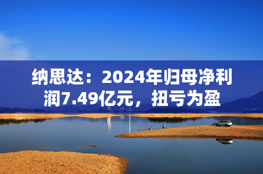 纳思达：2024年归母净利润7.49亿元，扭亏为盈