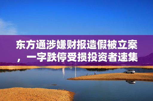 东方通涉嫌财报造假被立案，一字跌停受损投资者速集结！
