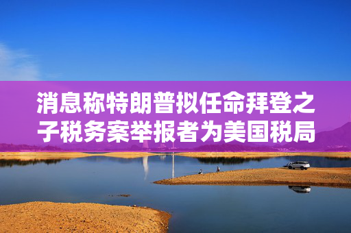 消息称特朗普拟任命拜登之子税务案举报者为美国税局代理局长
