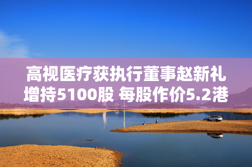 高视医疗获执行董事赵新礼增持5100股 每股作价5.2港元