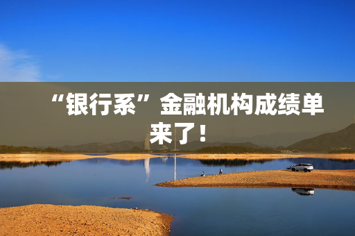 “银行系”金融机构成绩单来了！