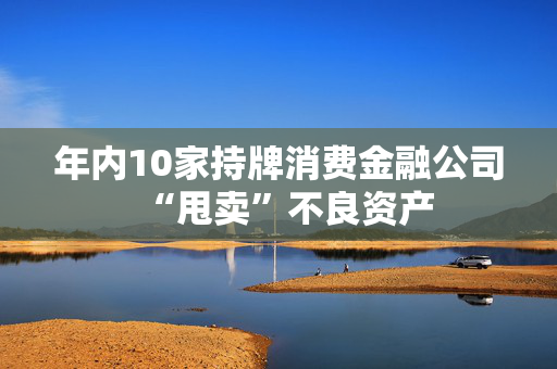 年内10家持牌消费金融公司“甩卖”不良资产
