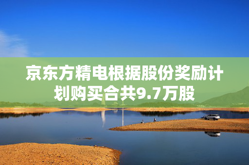 京东方精电根据股份奖励计划购买合共9.7万股