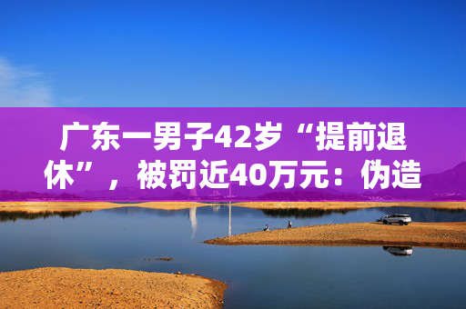 广东一男子42岁“提前退休”，被罚近40万元：伪造身份证领养老金