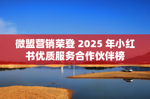 微盟营销荣登 2025 年小红书优质服务合作伙伴榜