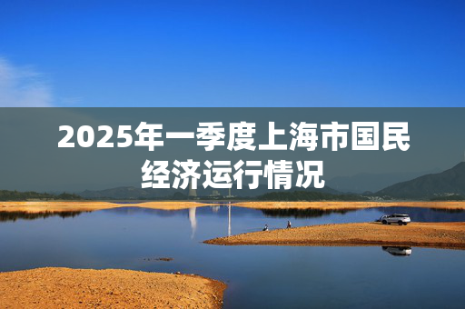 2025年一季度上海市国民经济运行情况