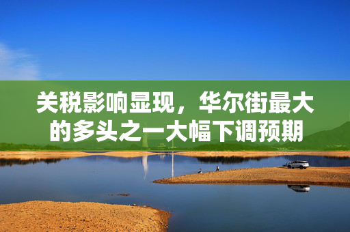 关税影响显现，华尔街最大的多头之一大幅下调预期