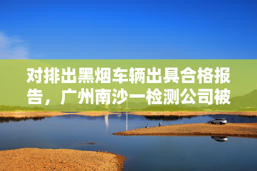 对排出黑烟车辆出具合格报告，广州南沙一检测公司被罚十万元