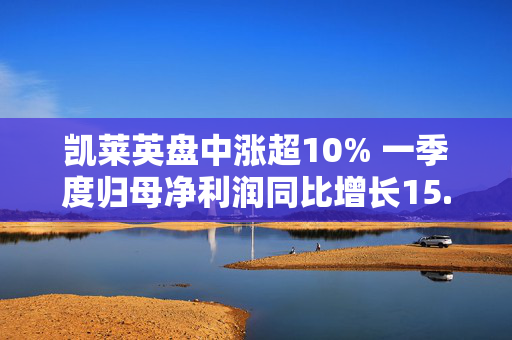 凯莱英盘中涨超10% 一季度归母净利润同比增长15.8%