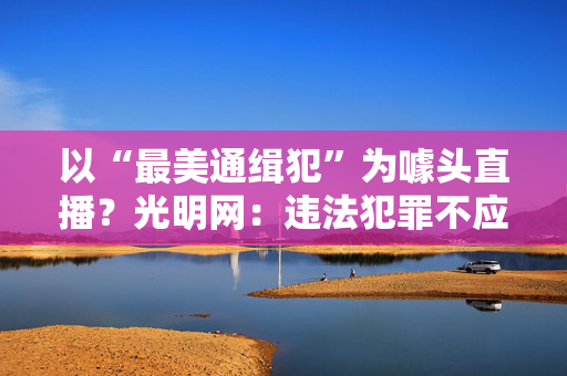以“最美通缉犯”为噱头直播？光明网：违法犯罪不应成网红跳板