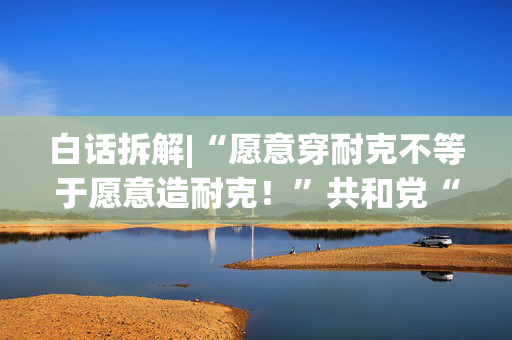 白话拆解|“愿意穿耐克不等于愿意造耐克！”共和党“金主”怒了