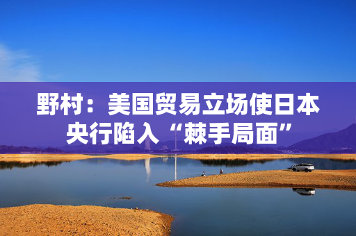 野村：美国贸易立场使日本央行陷入“棘手局面”