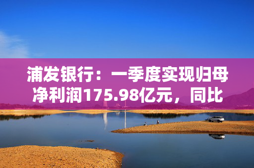 浦发银行：一季度实现归母净利润175.98亿元，同比增长1.02%