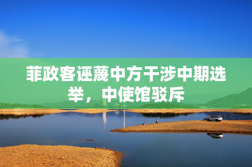 菲政客诬蔑中方干涉中期选举，中使馆驳斥
