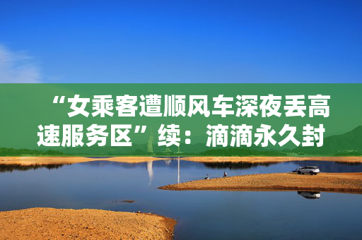 “女乘客遭顺风车深夜丢高速服务区”续：滴滴永久封禁两名涉事司机账号