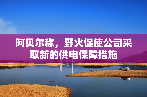 阿贝尔称，野火促使公司采取新的供电保障措施