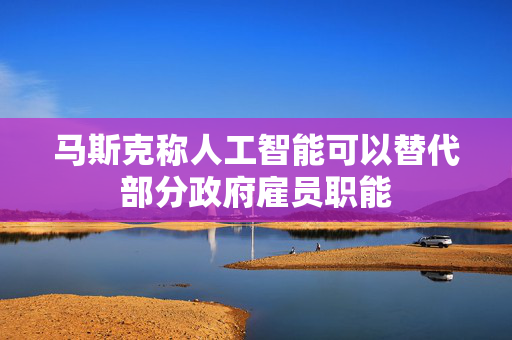 马斯克称人工智能可以替代部分政府雇员职能