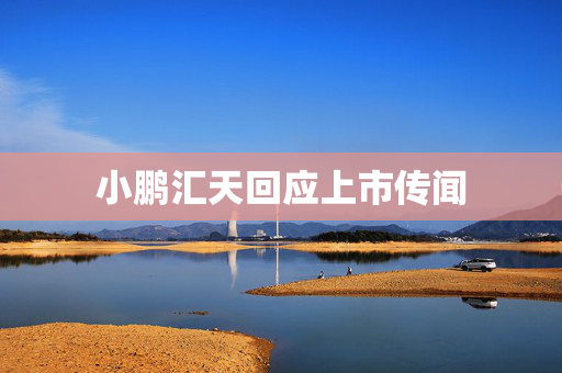 小鹏汇天回应上市传闻