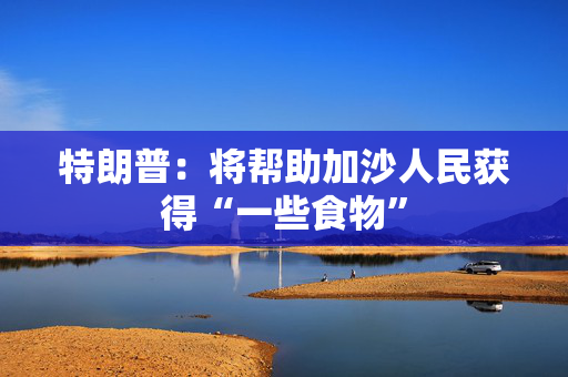 特朗普：将帮助加沙人民获得“一些食物”