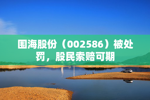 围海股份（002586）被处罚，股民索赔可期