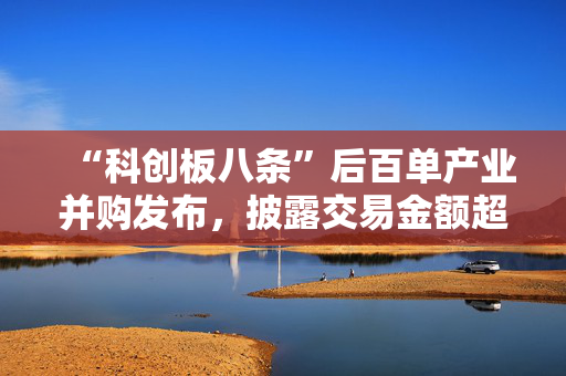 “科创板八条”后百单产业并购发布，披露交易金额超247亿