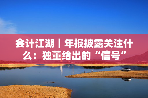 会计江湖｜年报披露关注什么：独董给出的“信号”