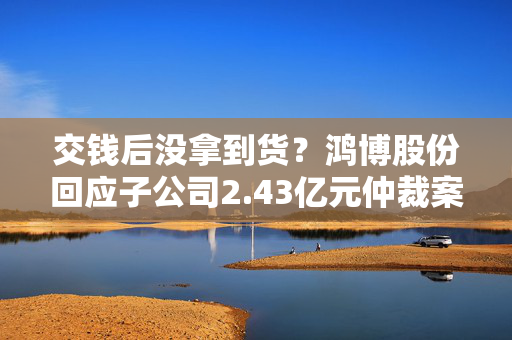 交钱后没拿到货？鸿博股份回应子公司2.43亿元仲裁案：预计无重大财产损失
