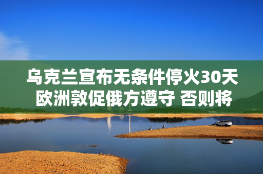 乌克兰宣布无条件停火30天 欧洲敦促俄方遵守 否则将施加新制裁