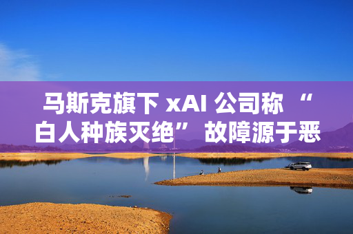 马斯克旗下 xAI 公司称 “白人种族灭绝” 故障源于恶意篡改