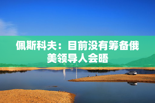佩斯科夫：目前没有筹备俄美领导人会晤